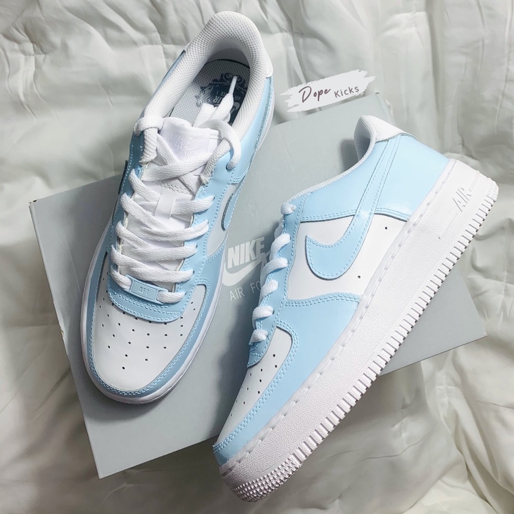 Baby Blue Air Force 1 Shoes